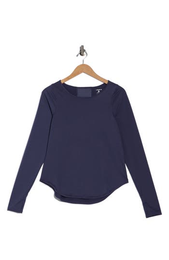 Layer 8 Wisdom Long Sleeve Performance T-shirt In Blue