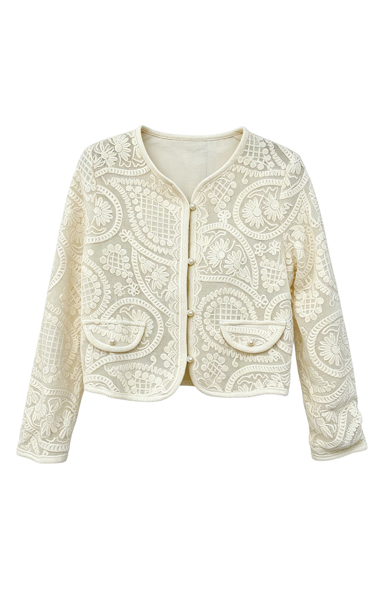 WDNY Boxy Lace Jacket