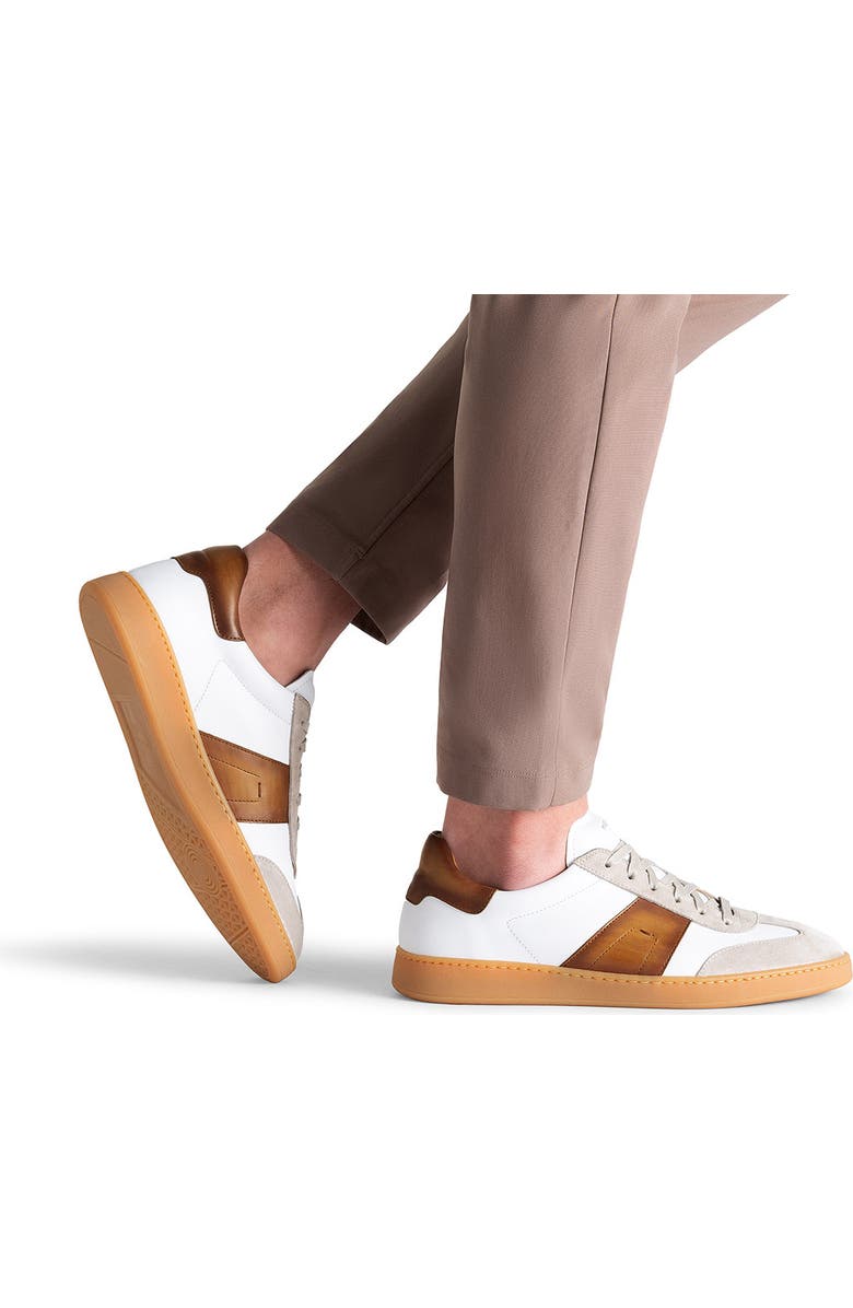 Magnanni Primera Sneaker, Alternate, color, White