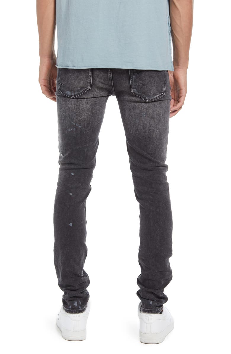 Ksubi Van Winkle Burnt Skinny Jeans, Alternate, color,