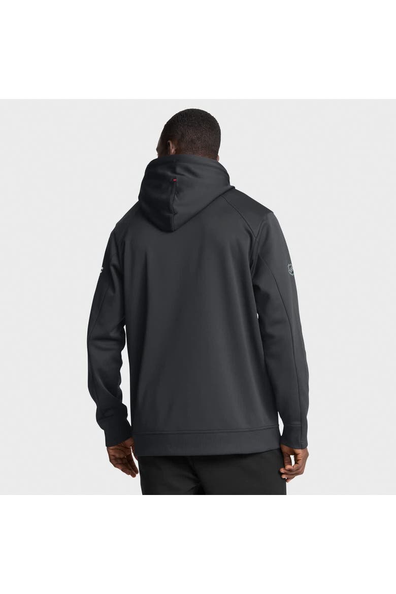 Men's Fanatics Black Detroit Red Wings Authentic Pro Rink Hoodie, Alternate, color, Black