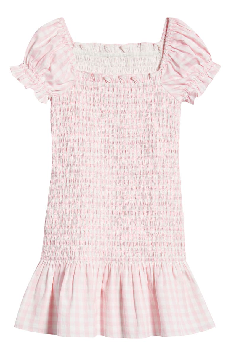 LoveShackFancy Kids' Mosa Smocked Dress, Main, color, Cheerful Pink