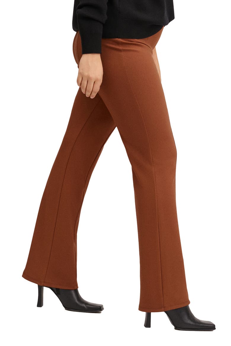 Flared Leggings, Alternate, color, MEDIUM ORANGE