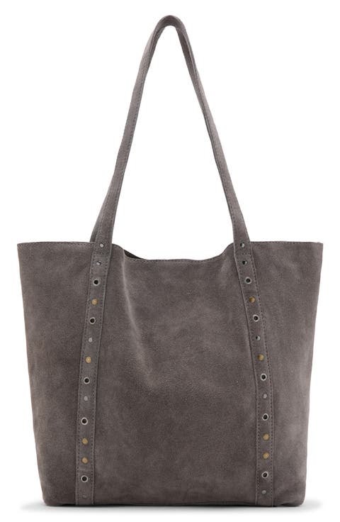 Studded Leather Tote