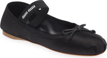 Logo Strap Ballet Flat