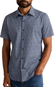 Bonobos Tech Slim Fit Floral Short Sleeve Button-Up Shirt