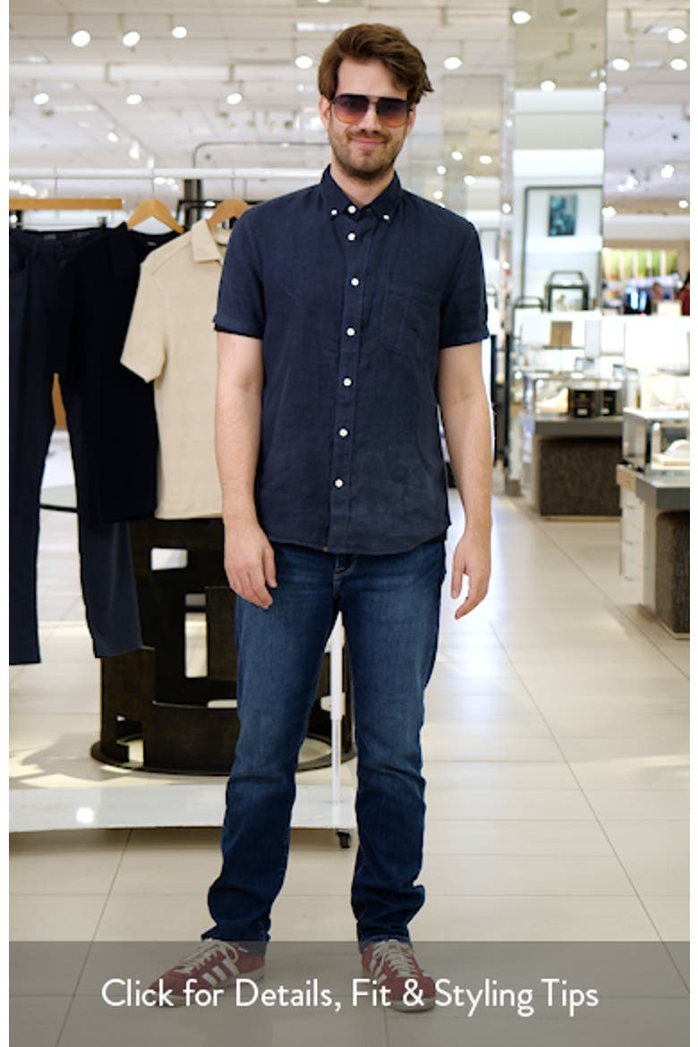Tuscumbia Standard Fit Short Sleeve Linen Button-Down Shirt video
