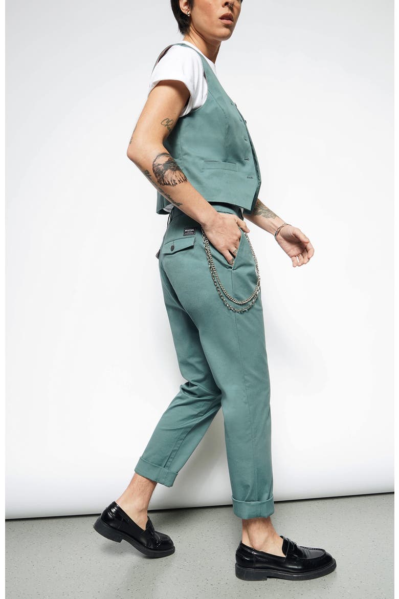 The Essential Vest, Alternate, color, DARK TEAL