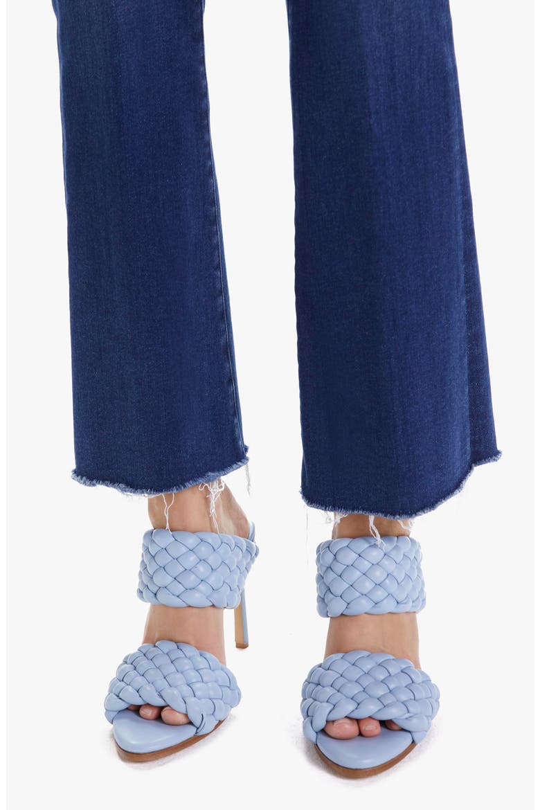 Frayed Flare Jeans, Alternate, color, HOME MOVIES