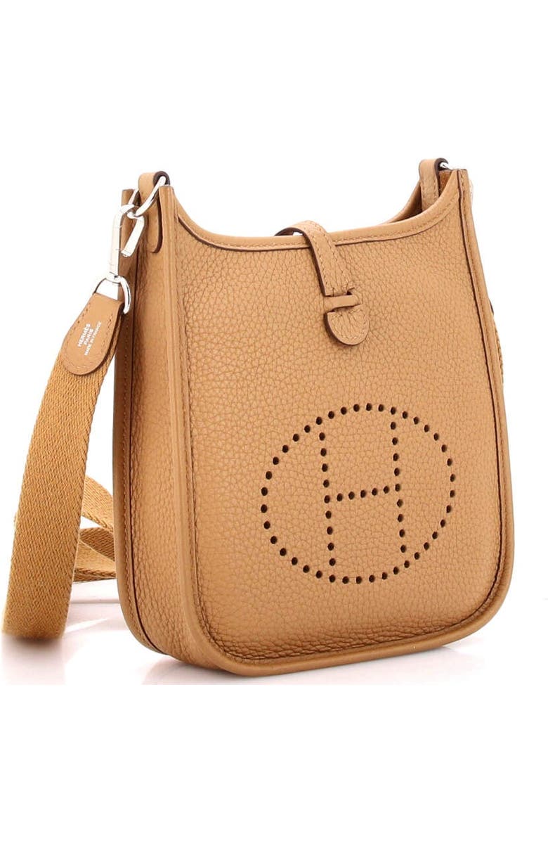 Pre-Owned Hermes Evelyne Bag Gen III Clemence TPM, Alternate, color, Biscuit