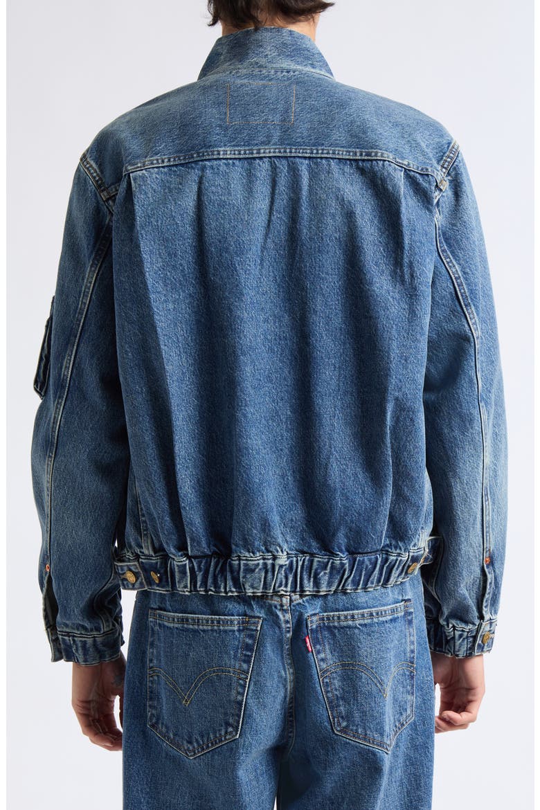 x Levi's® Denim Bomber Jacket, Alternate, color, BLUE