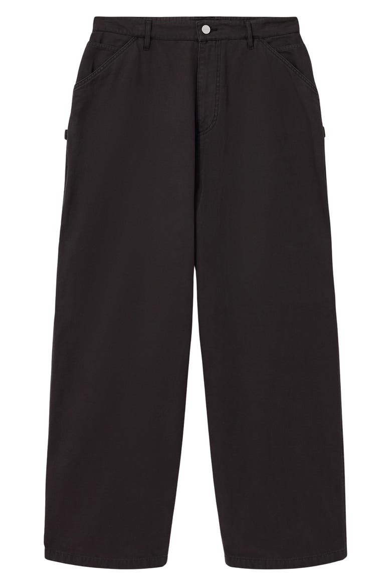 Jackson Barrel Leg Trousers, Alternate, color, TANNER BLACK