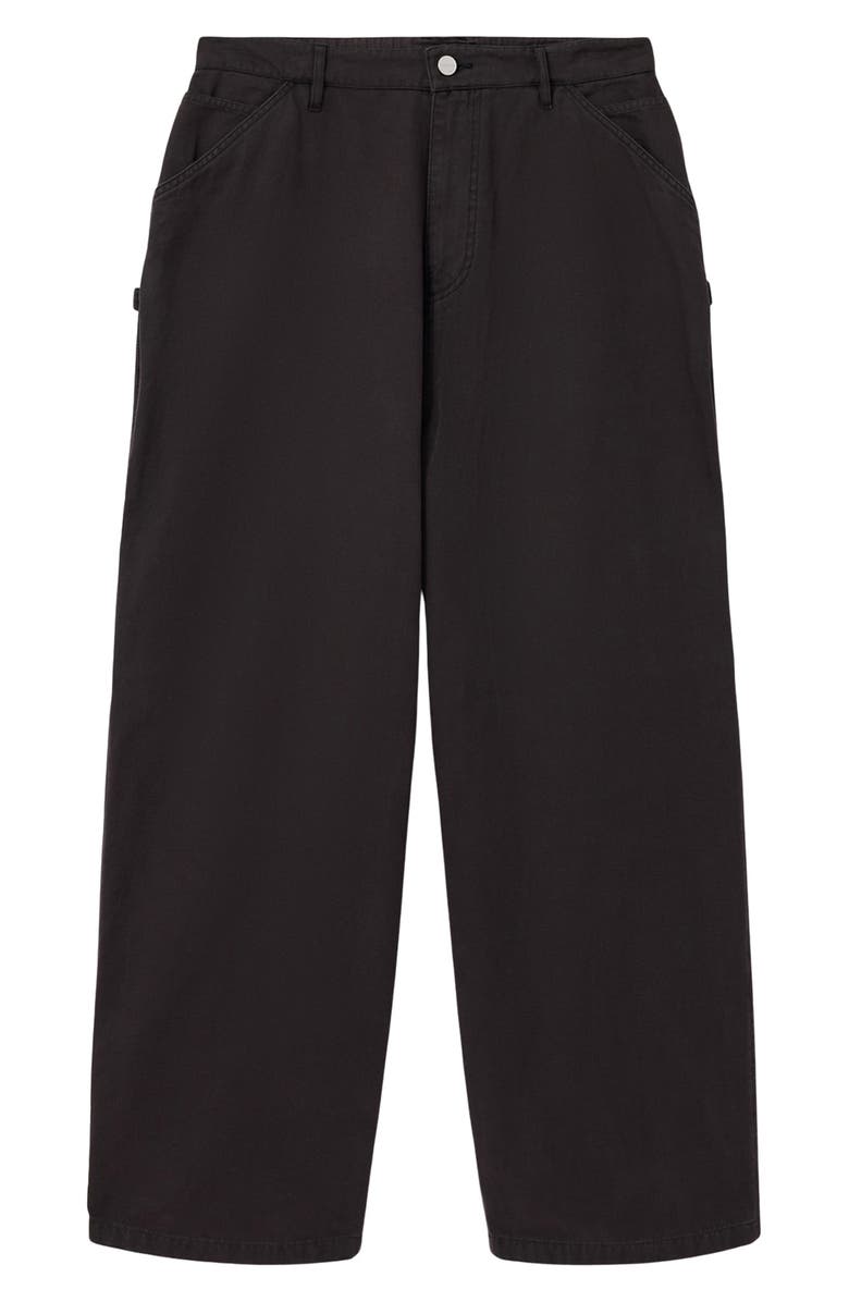AllSaints Jackson Barrel Leg Trousers, Alternate, color, Tanner Black