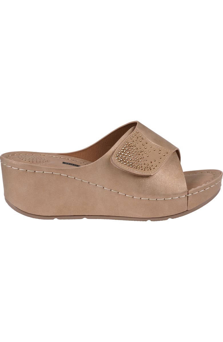 GC SHOES Annora Wedge Sandal, Alternate, color, Gold
