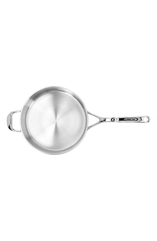 Demeyere Atlantis 3-quart Stainless Steel Sauté Pan With Helper Handle & Lid In Silver