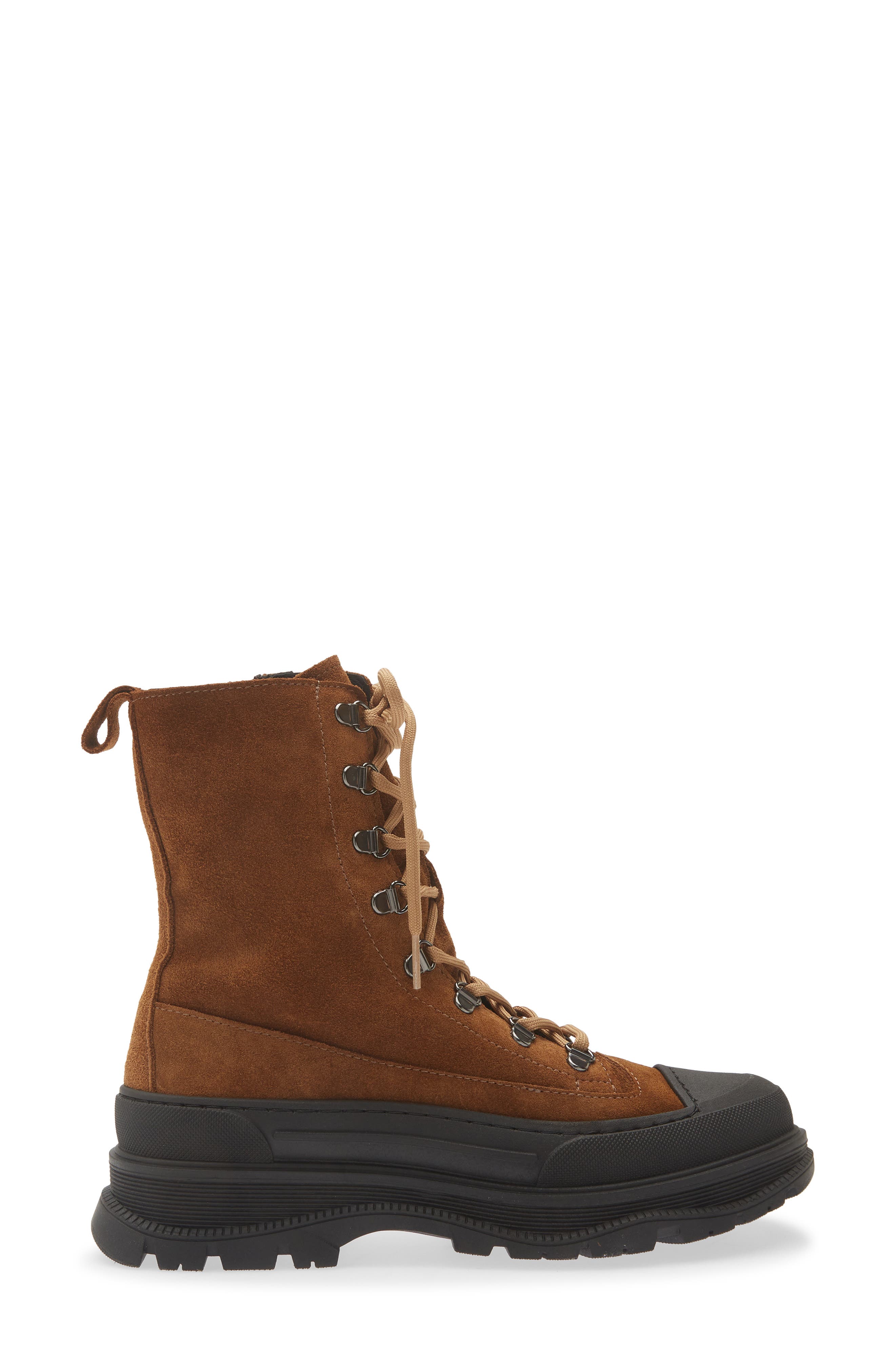 Stellan Water Repellent Combat Boot, Alternate, color, MIELE SUEDE