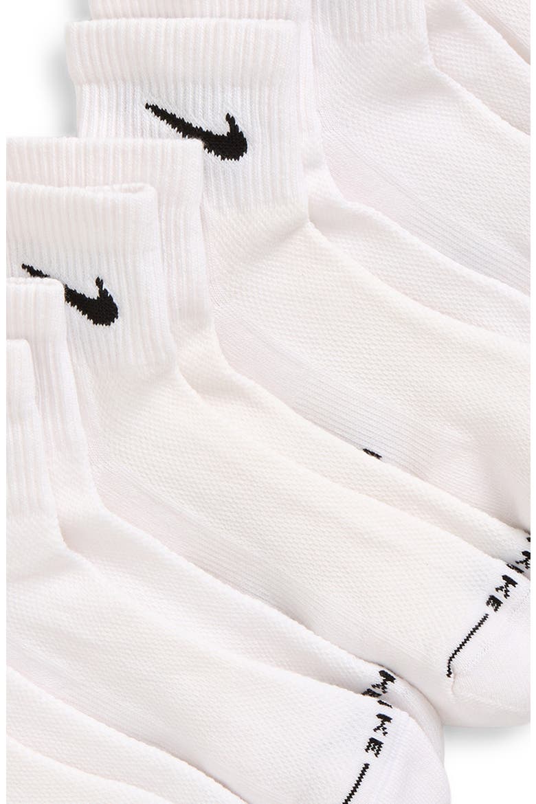 Everday Elevated Assorted 6-Pack Cotton Blend Ankle Socks, Alternate, color, WHITE