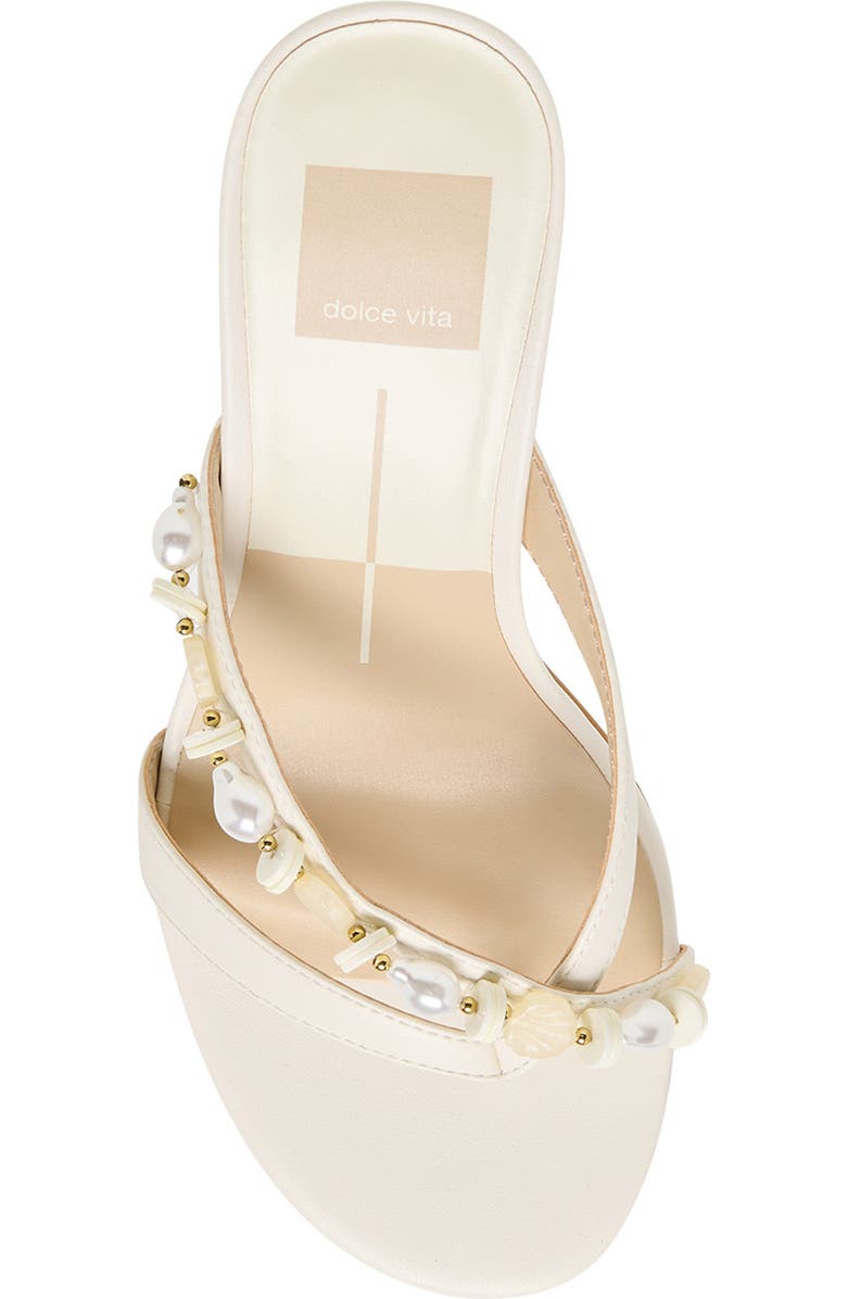 Dolce Vita Daisy Embellished Slide Sandal, Alternate, color, Ivory Stella