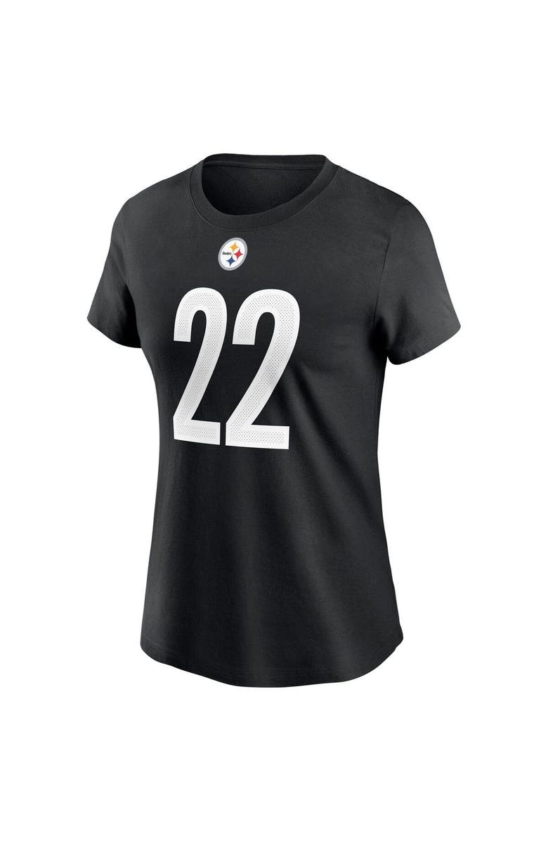 Nike Women's Nike Najee Harris Black Pittsburgh Steelers Player Name & Number T-Shirt, Alternate, color, 