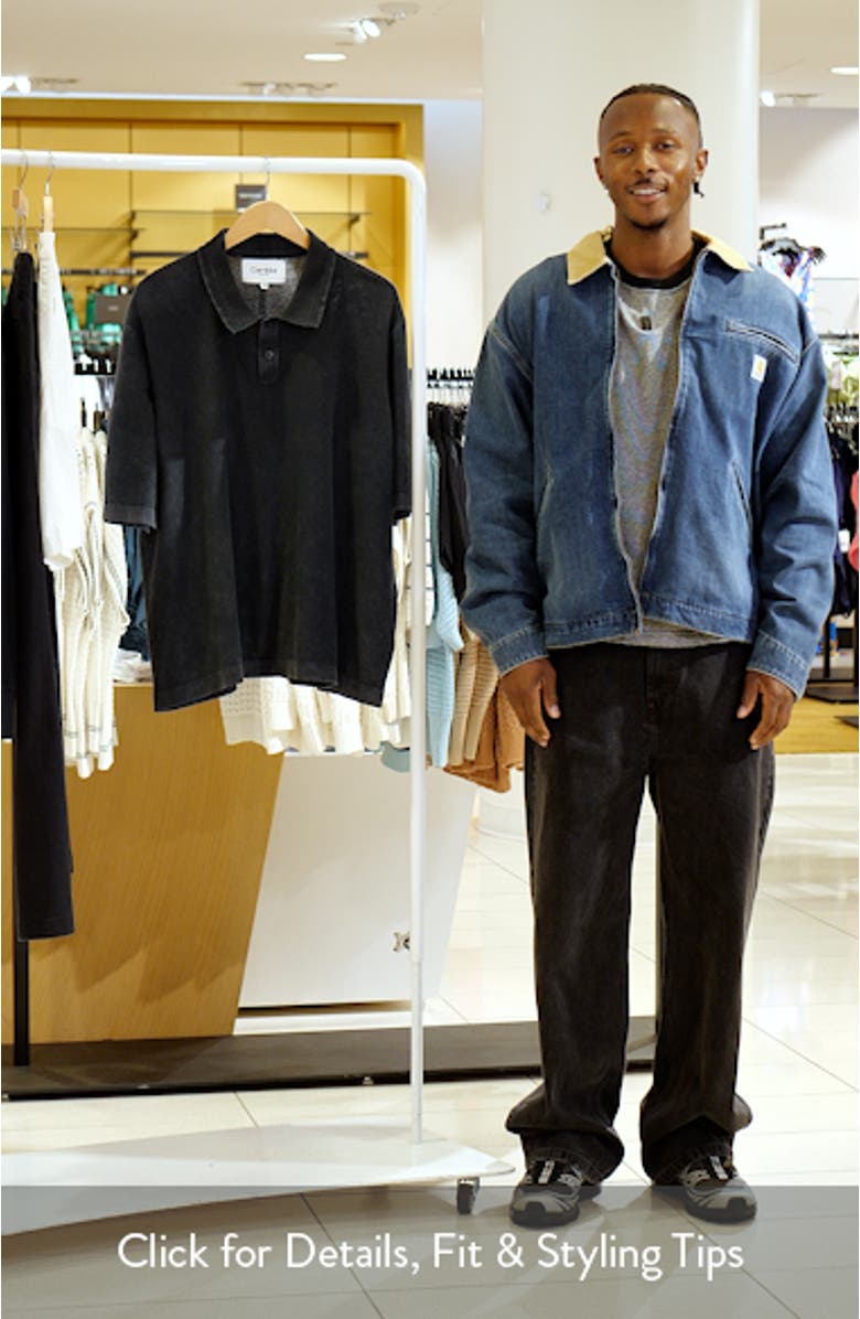 Oversize Cotton Piqué Polo, sales video thumbnail
