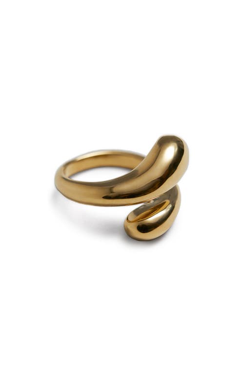 & Other Stories Chunky Bypass Ring In Gold