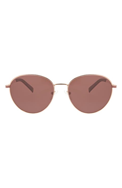 59mm Polarized Round Sunglasses