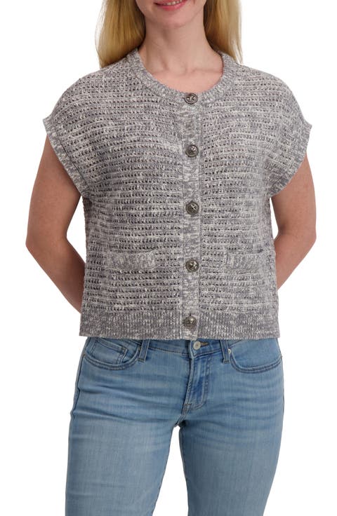 Short Sleeve Cotton Cardigan