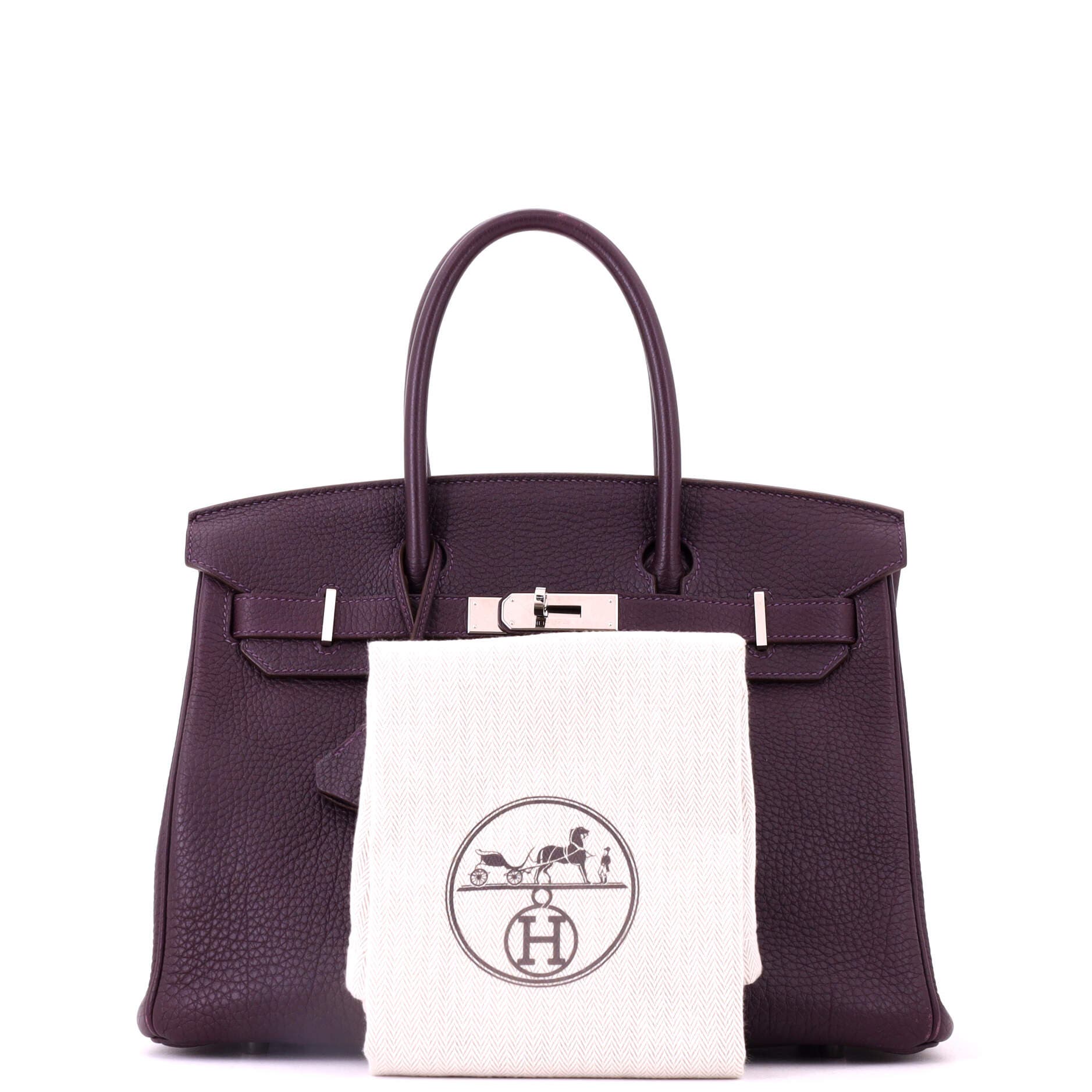 81034712 Birkin Handbag Purple Togo with Palladium Hardware 30, Alternate, color, 