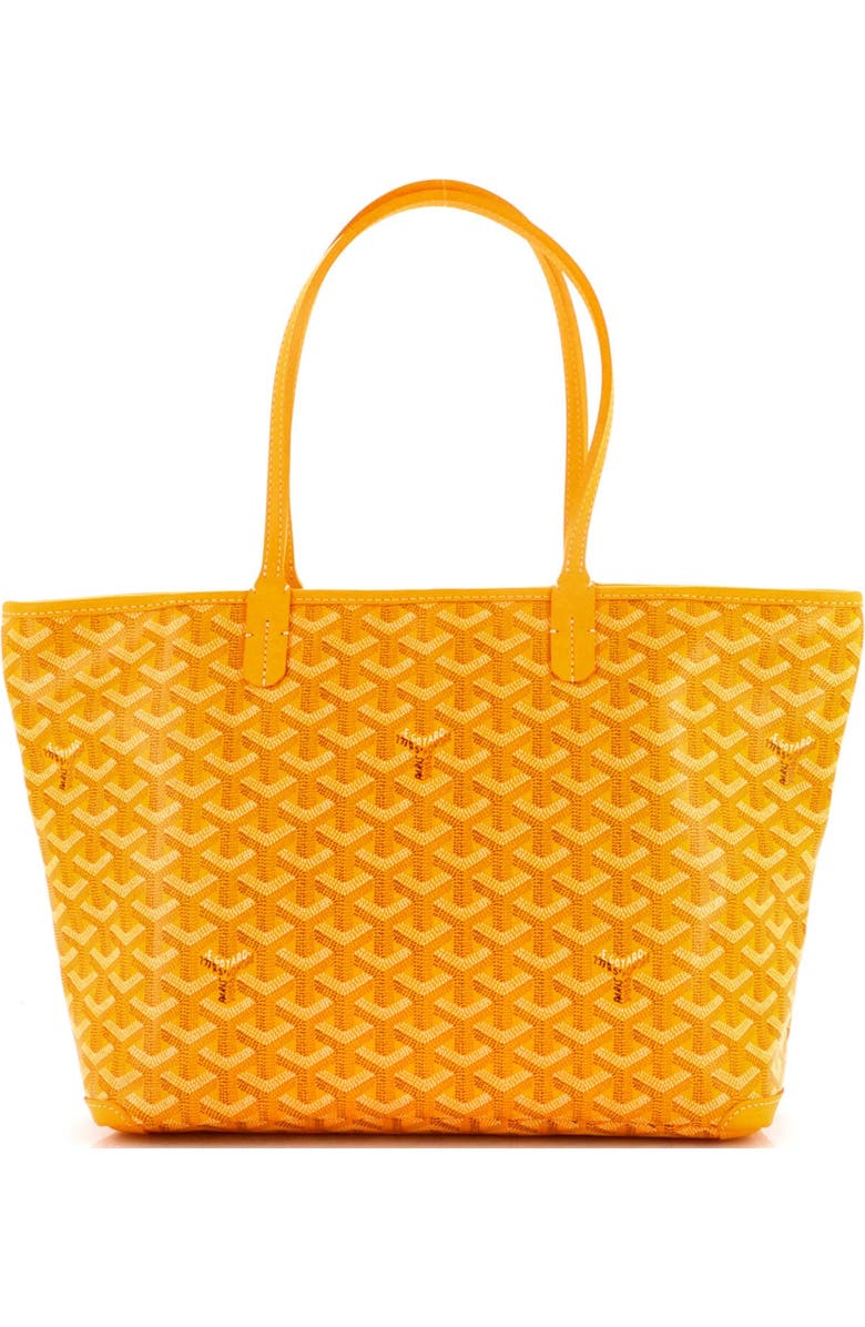 Pre-Owned Goyard Artois Tote Coated Canvas PM, Alternate, color, Yellow