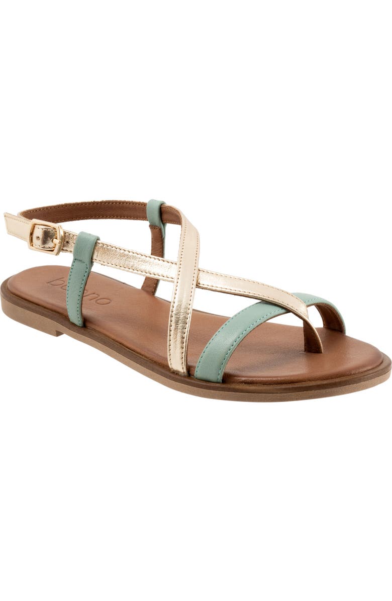 Bueno Harriot Ankle Strap Sandal, Main, color, Seafoam Multi