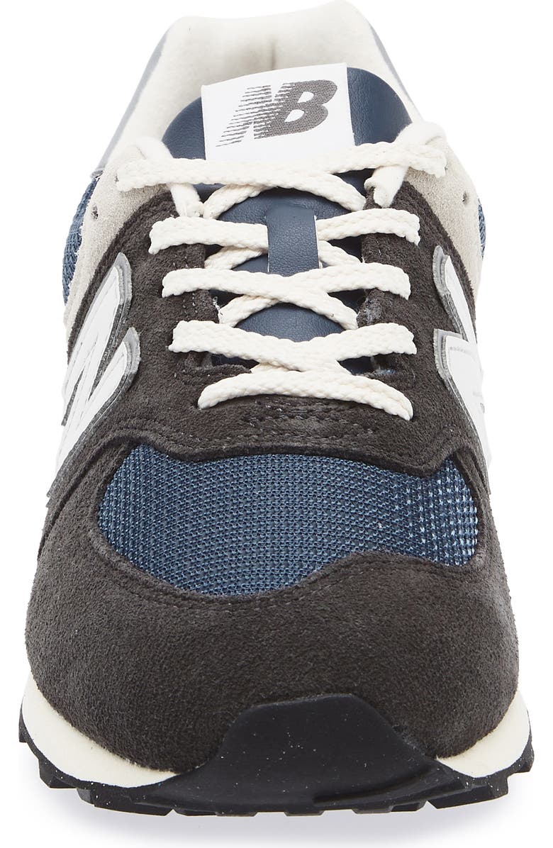 New Balance Kids
574 Classic Sneaker, Alternate, color, Black Cement/ Slate Grey