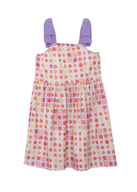 Petal Power Tank Sleeve with Knot Detail Dress (Toddler, Little Kid & Big Kid)