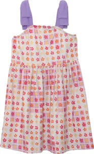 Mabel + Honey Petal Power Tank Sleeve with Knot Detail Dress