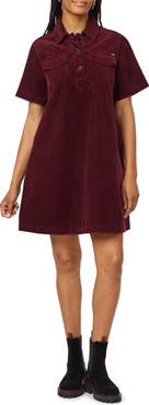 Scotch & Soda Corduroy Polo Dress