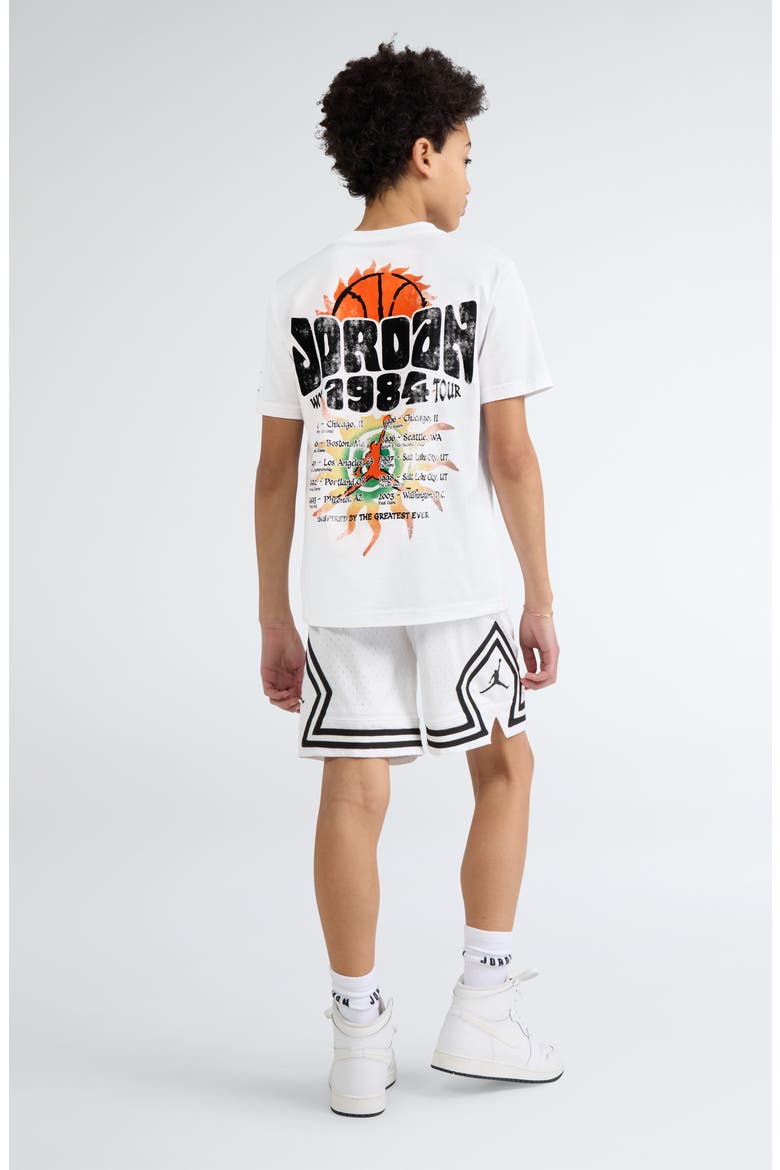 Kids' MJ 1984 World Tour XXIII Graphic T-Shirt, Alternate, color, WHITE