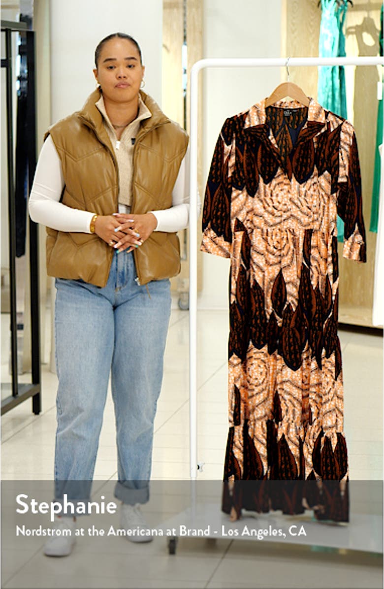 Mixed Print Cotton Dress, sales video thumbnail