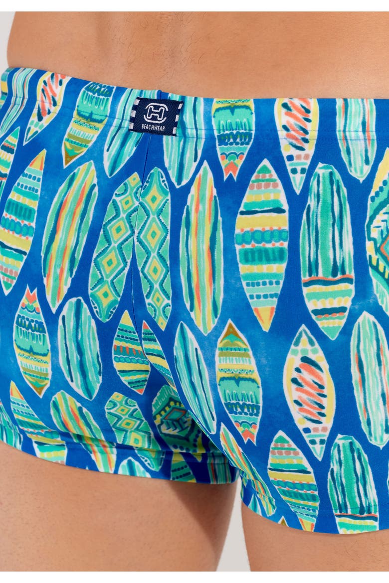 Marbella Swim Shorts, Alternate, color, Blue Print