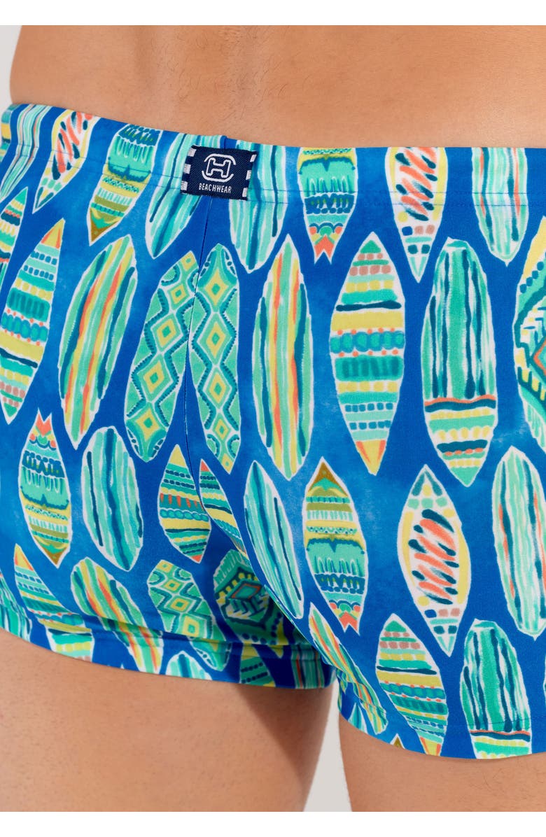 HOM Marbella Swim Shorts, Alternate, color, Blue Print