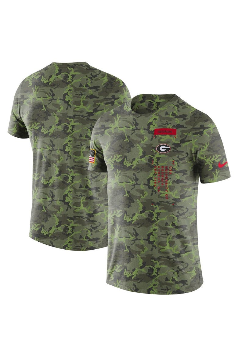 Men's Nike Camo Georgia Bulldogs Military T-Shirt, Main, color, Camo