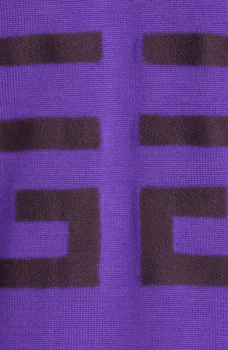 Givenchy Tufted Logo Wool Sweater, Alternate, color, 