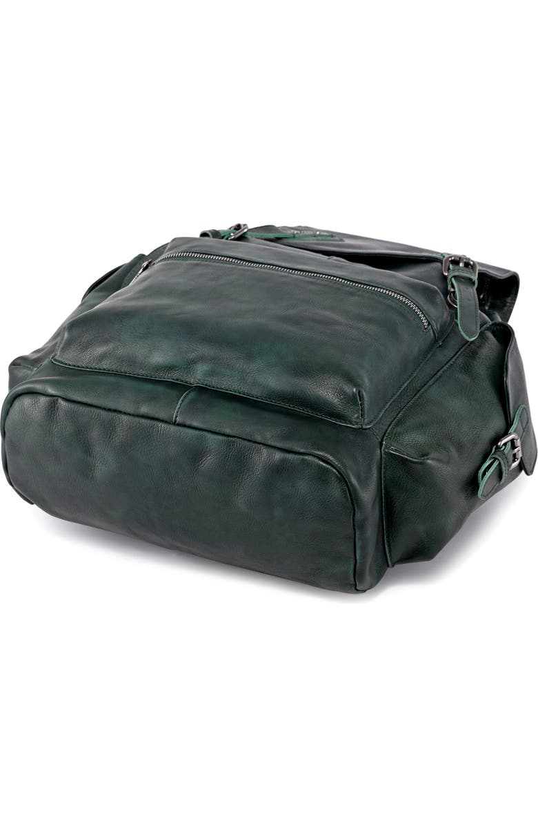 OLD TREND Bryan Leather Backpack, Alternate, color, Vintage Green