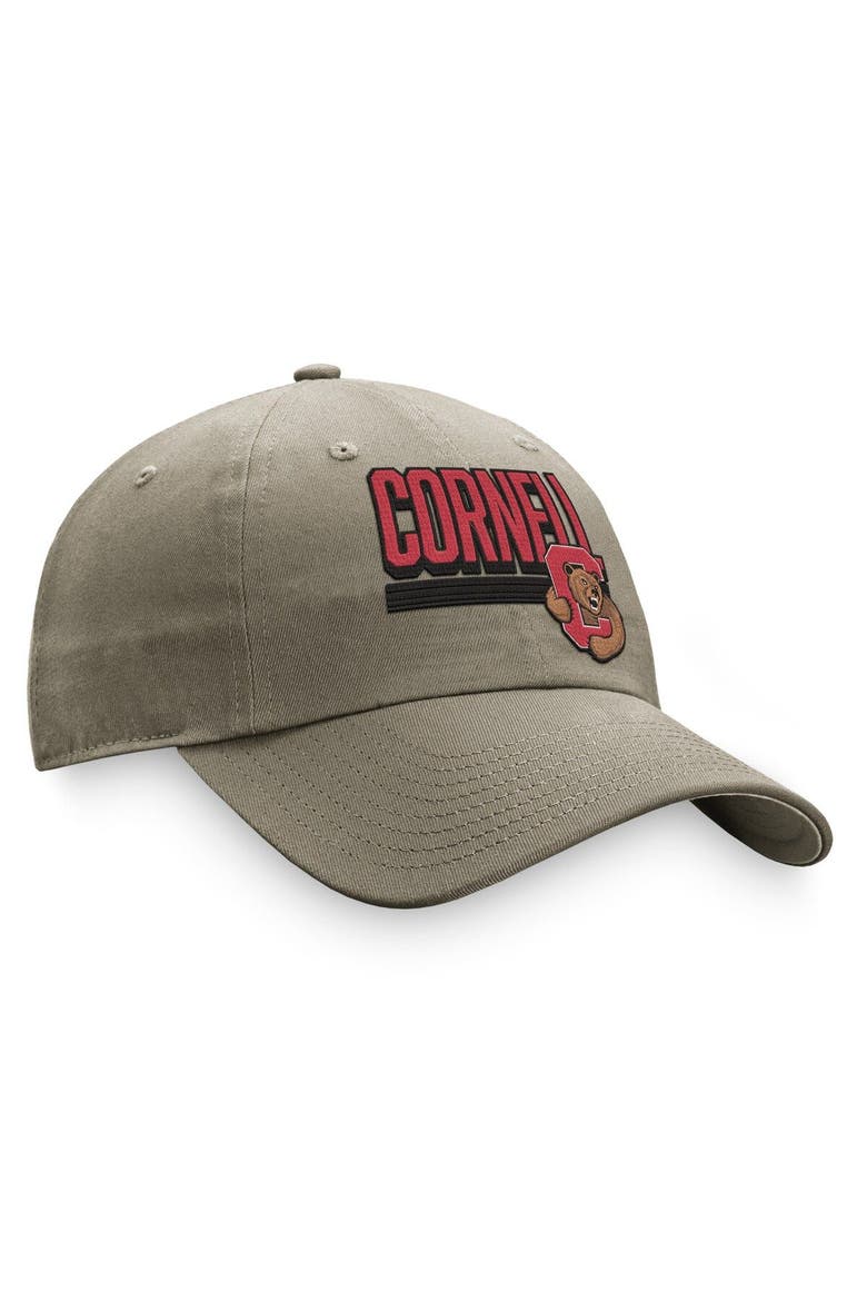 Men's Top of the World Khaki Cornell Big Red Slice Adjustable Hat, Alternate, color, Khaki