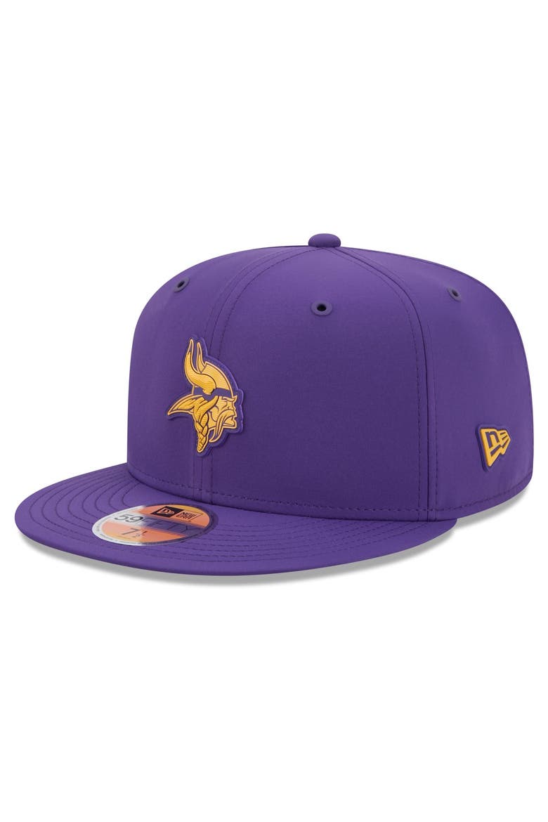 Men's New Era Purple Minnesota Vikings 2026 Sideline 59FIFTY Fitted Hat, Main, color, Purple