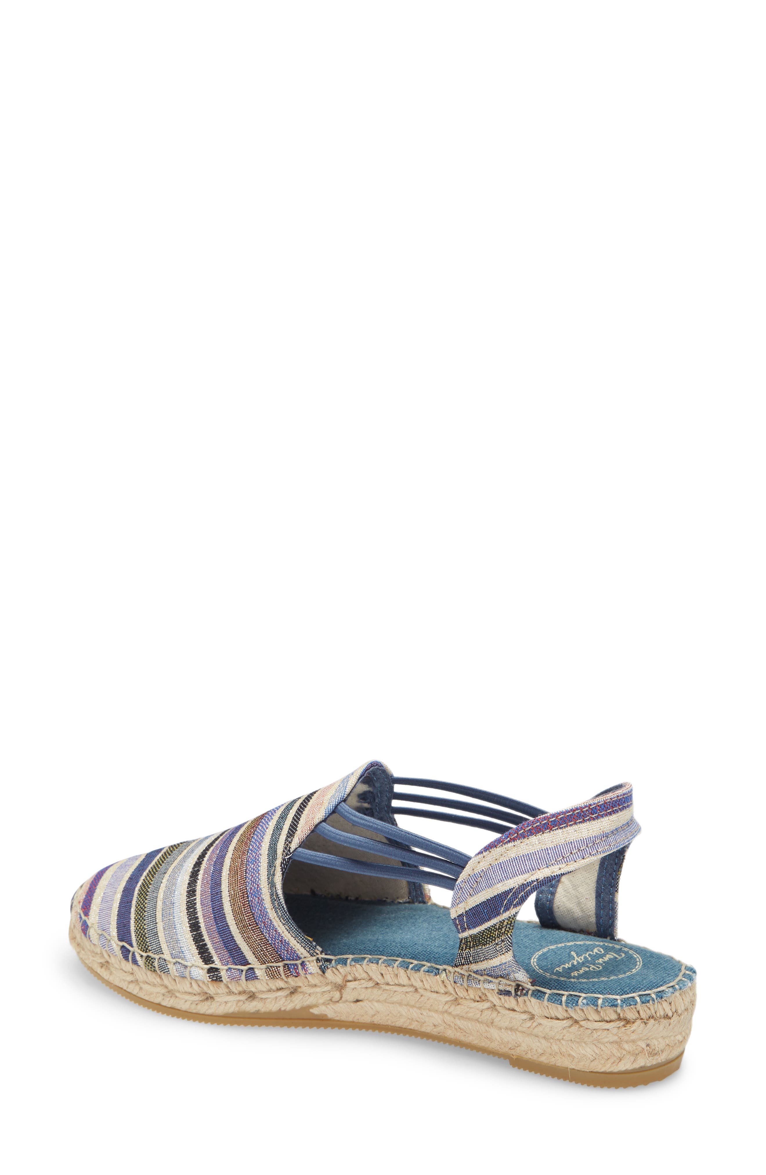 'Noa' Espadrille Sandal, Alternate, color, BLUE FABRIC