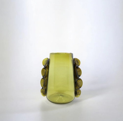 Meso Goods Betta Green Glass Vase