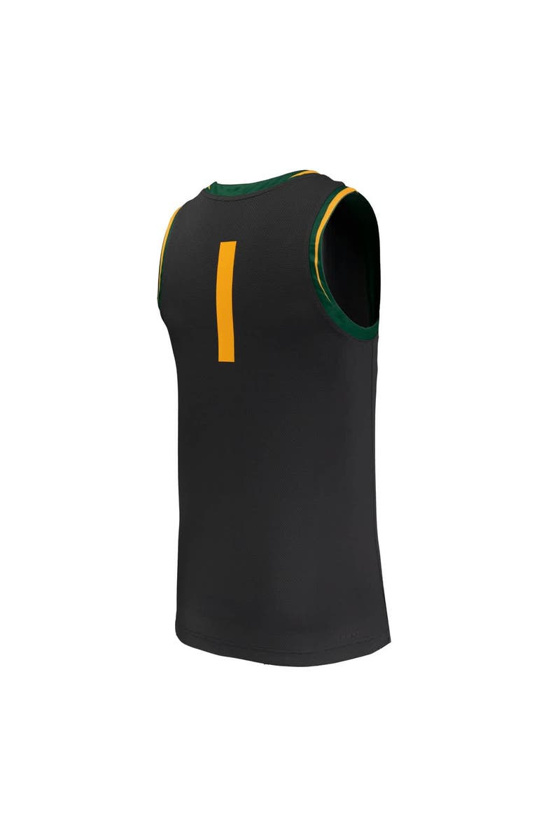 Men's Nike #1 Black Baylor Bears Replica Basketball Jersey, Alternate, color, Black