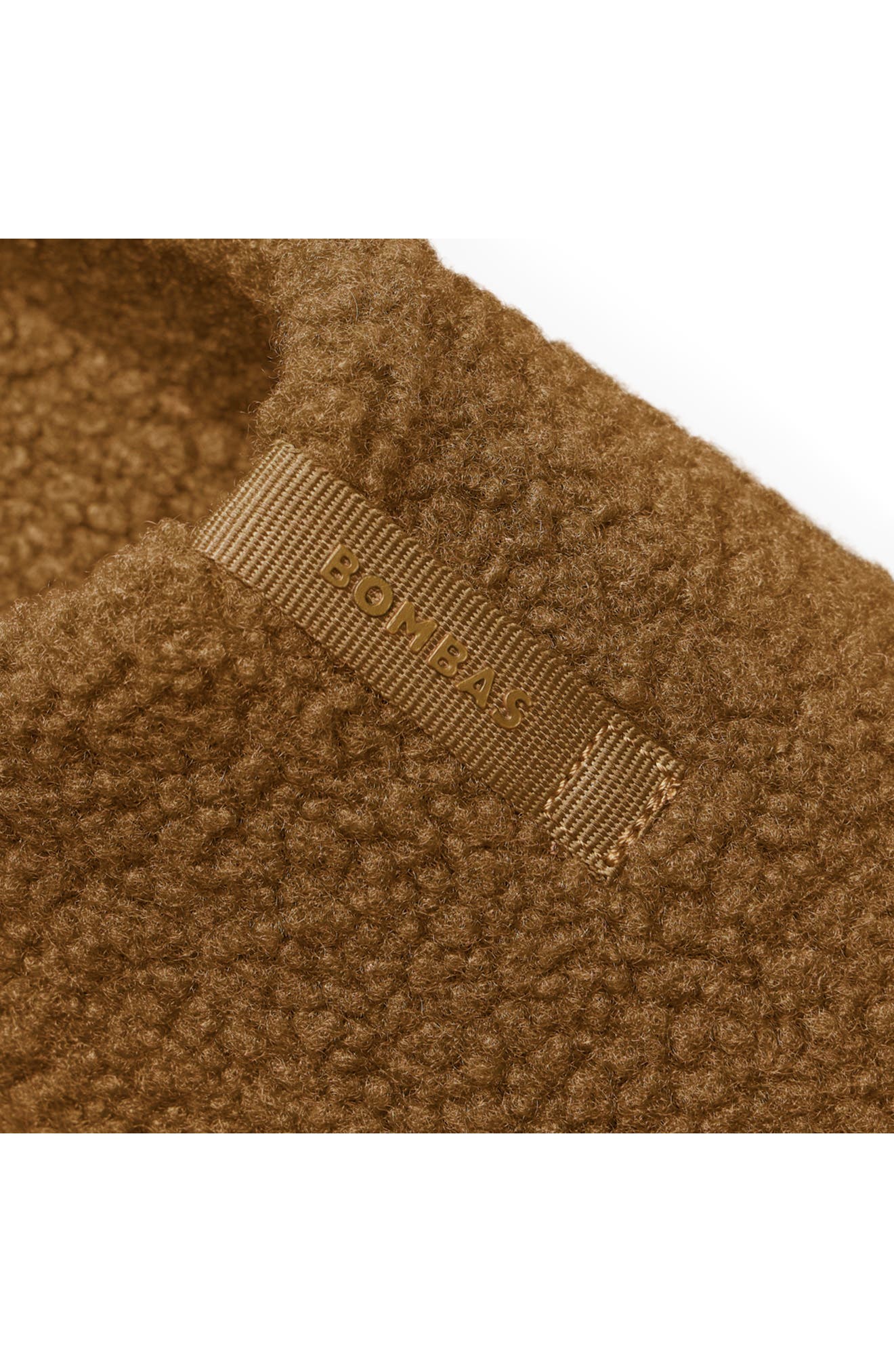 Bombas Sunday Faux Fur Slipper, Alternate, color, Canteen