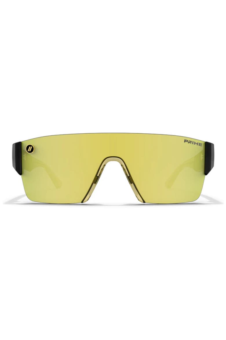 Kingpin 99mm Polarized Shield Sunglasses, Main, color, PRIME 21 - GOLD