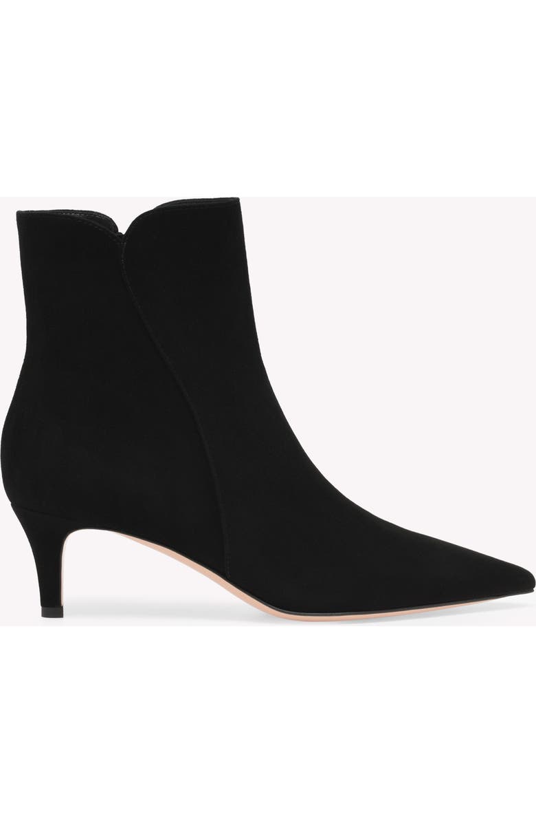 Gianvito Rossi Levy 55 Booties, Main, color, Black Suede