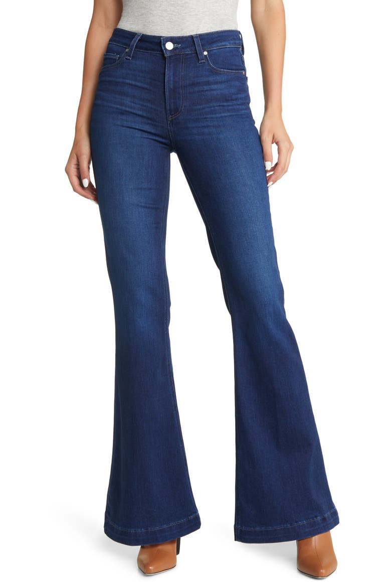Women's Genevieve High Waist Flare Jeans, Main, color, MODEL